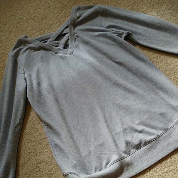 Light blue long sleeve sweater - Picture 2 of 3